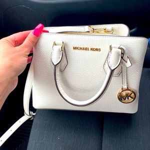 🆕FINAL PRICE MK Camille Optic White Satchel